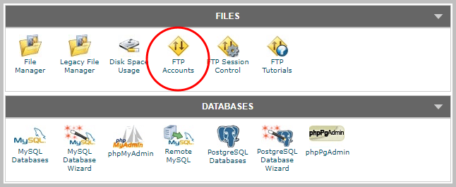 How to use FTP to upload files to WordPress - Tutorials FTP Accounts in cPanel