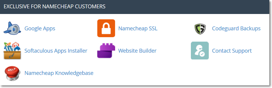 Softaculous in Namecheap