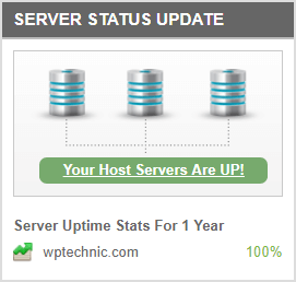 WPTechnic Server Uptime