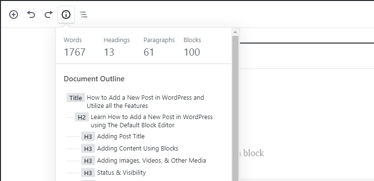 WP Content Structure