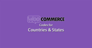 WooCommerce Country and State Codes