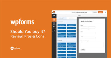 WPForms Contact Form Review Advantages Pros Cons