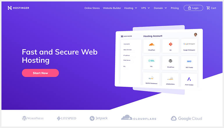 Hostinger Reviews Home