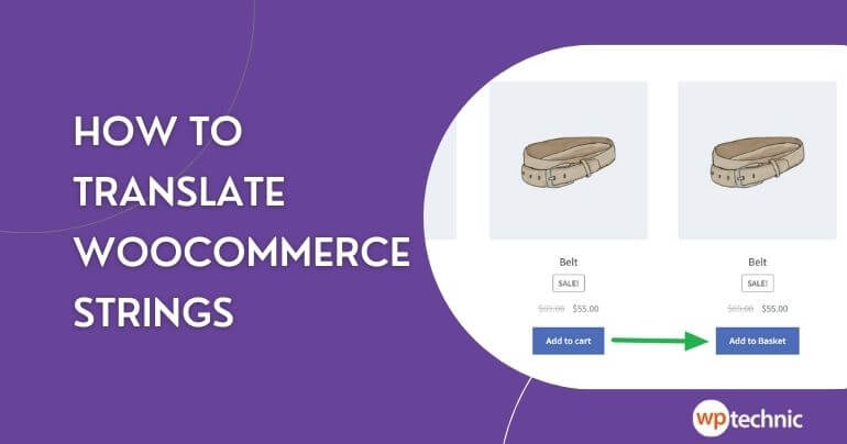 how to translate any woocommerce strings without plugin