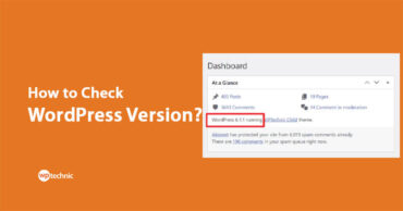 how to check which wordpress version do you have