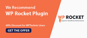We Recommend WP Rocket